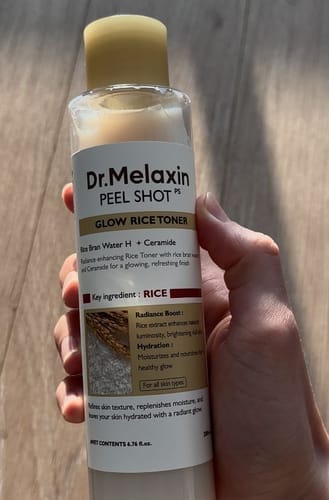 Customer photo review of Peel Shot Glow Black Rice Ampoule