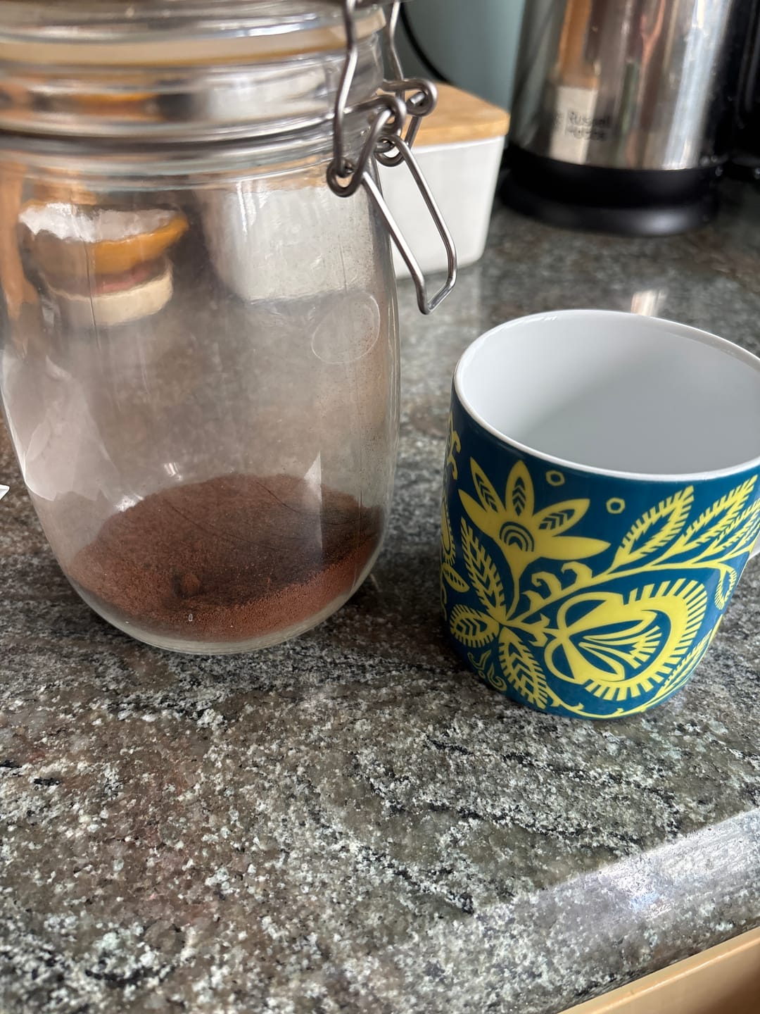 Customer photo review of Decaffeinated Espresso Coffee Blend - Swiss Water Decaf Process - Strength 5 - Decadent Decaf