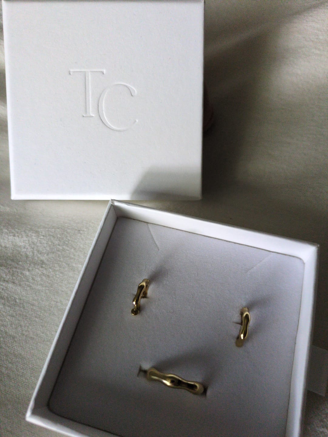 Customer photo review of Amalfi Earrings