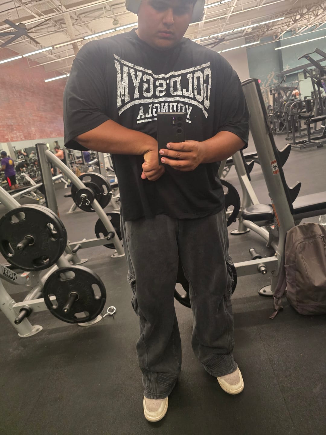 Customer photo review of 4248 - Gold's Iron Legacy Huge Tees