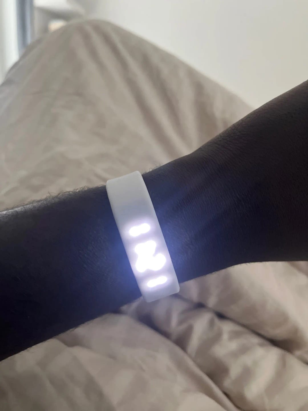 Customer photo review of Silent Vibrating Alarm Watch | Nivox Nudge