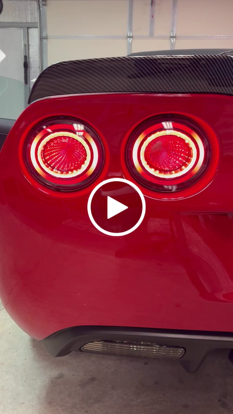 Customer video review of 2005-13 Chevrolet Corvette C6 Infinity Style LED Tail Lights (PRE-SALE)