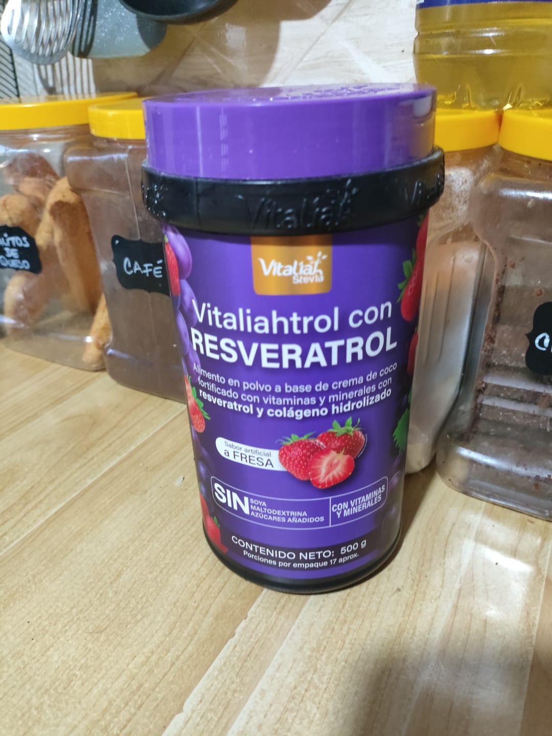 Customer photo review of Batido con resveratrol x 500g