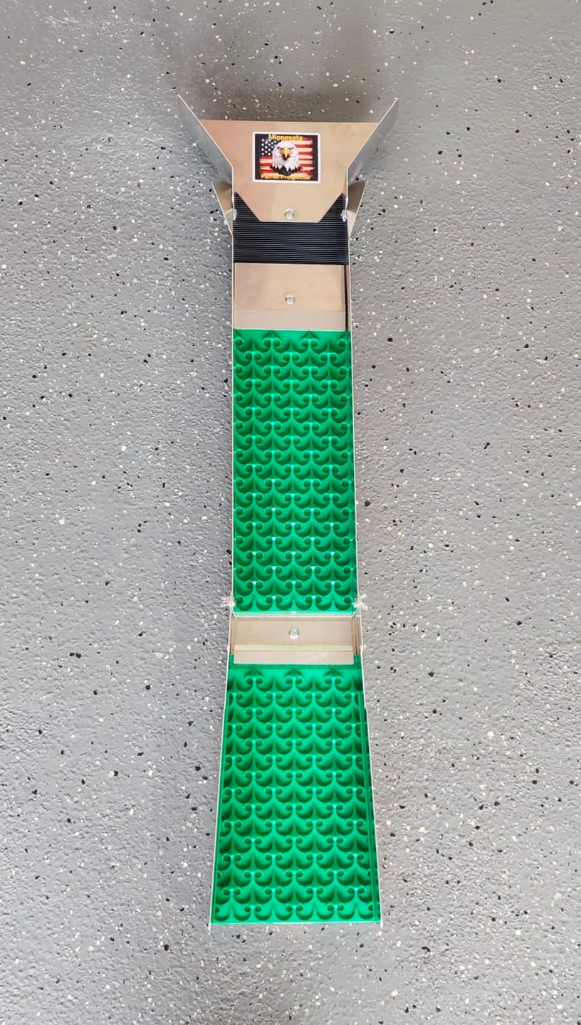 Customer photo review of 6X16 Mini-Dredge Sluice Mat - Dream Mat | Gold Prospecting Equipment