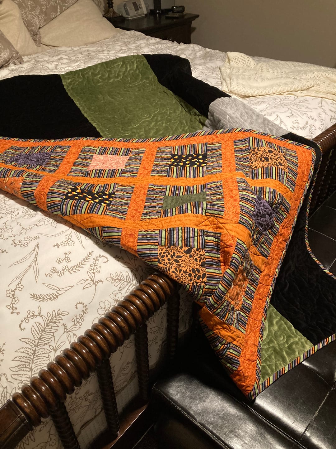 Customer photo review of Trick or Treat Spooky Black Yardage for RBD - CD15962 BLACK - PRICE PER 1/2 YARD