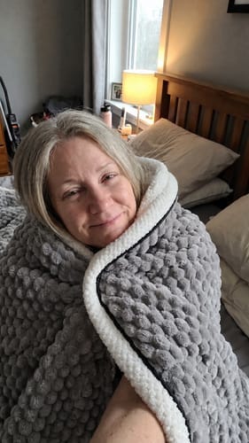 Customer photo review of Extra NuvoDreams™ DeepWarm Blanket One Time Only Offer!