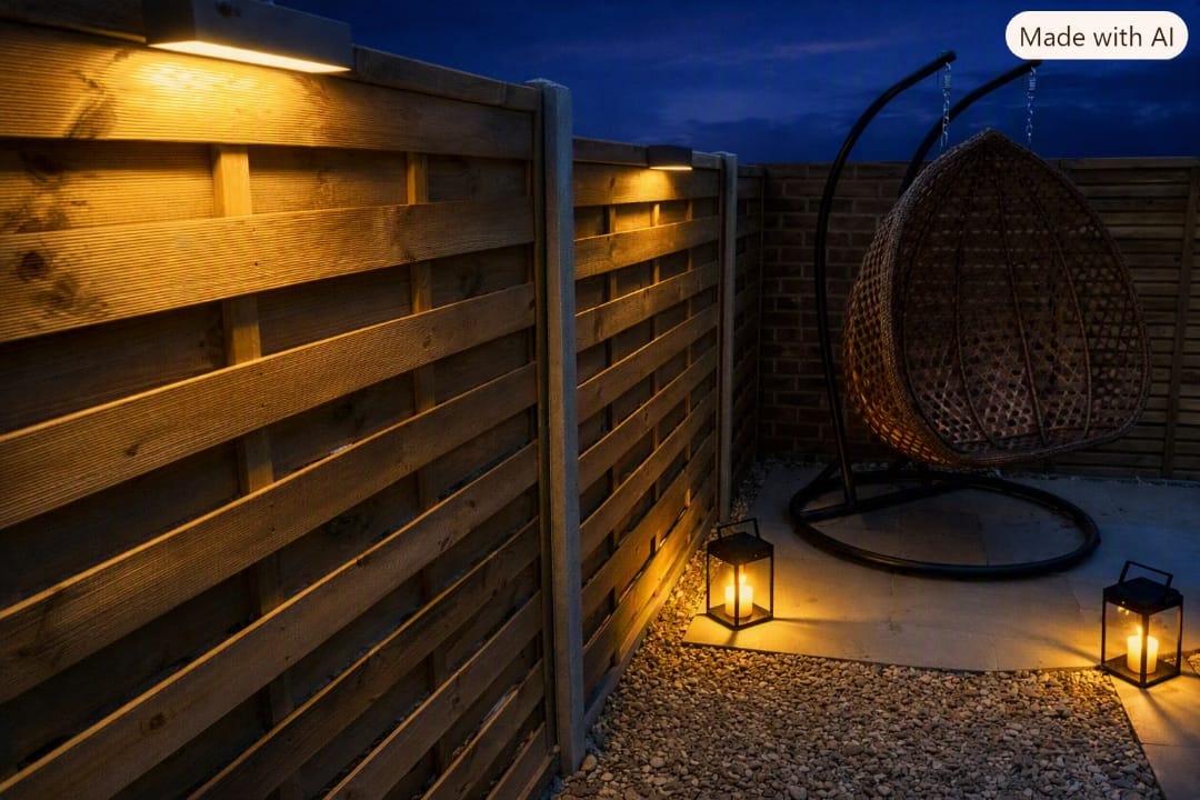Customer photo review of Solar Wall Light with Motion Sensor