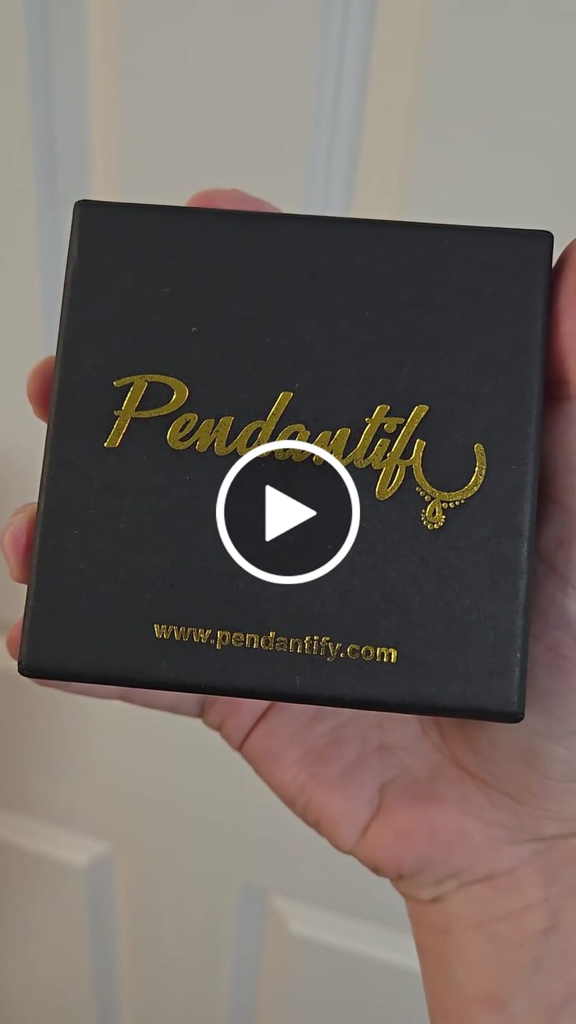 Customer video review of Custom Diamond Studded Angel Wing Photo Necklace