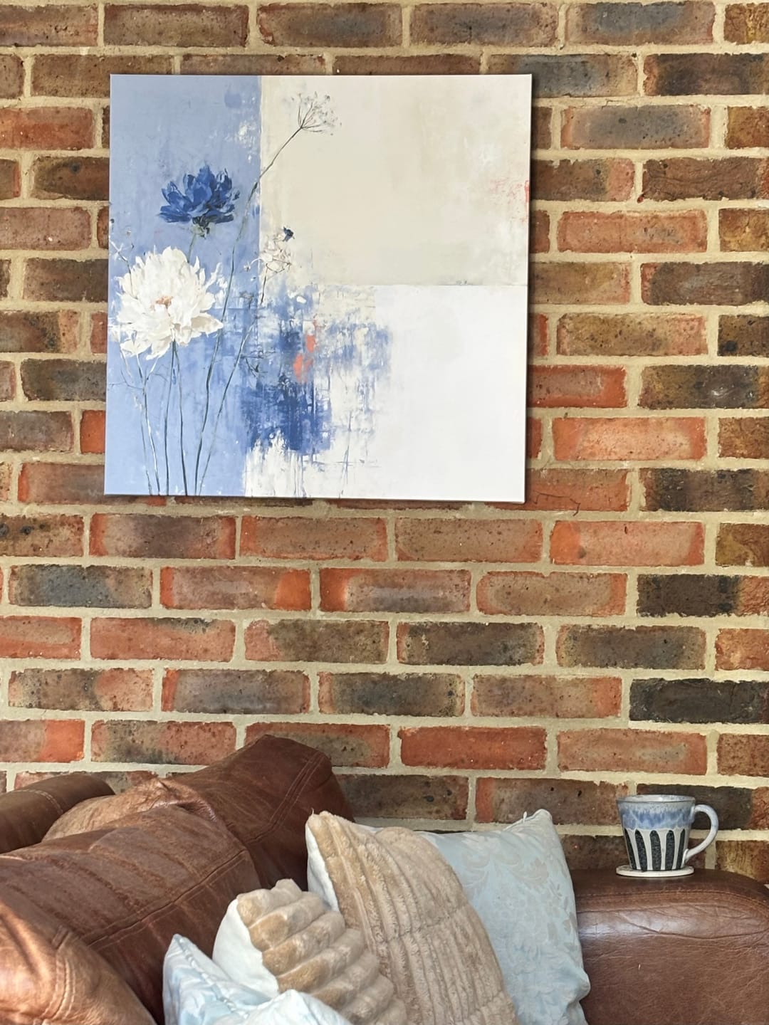 Customer photo review of Field Flowers 3 Square Canvas Print