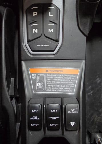 Customer photo review of RPM Can-Am Maverick R Radiator & Intercooler Fan Override Kits