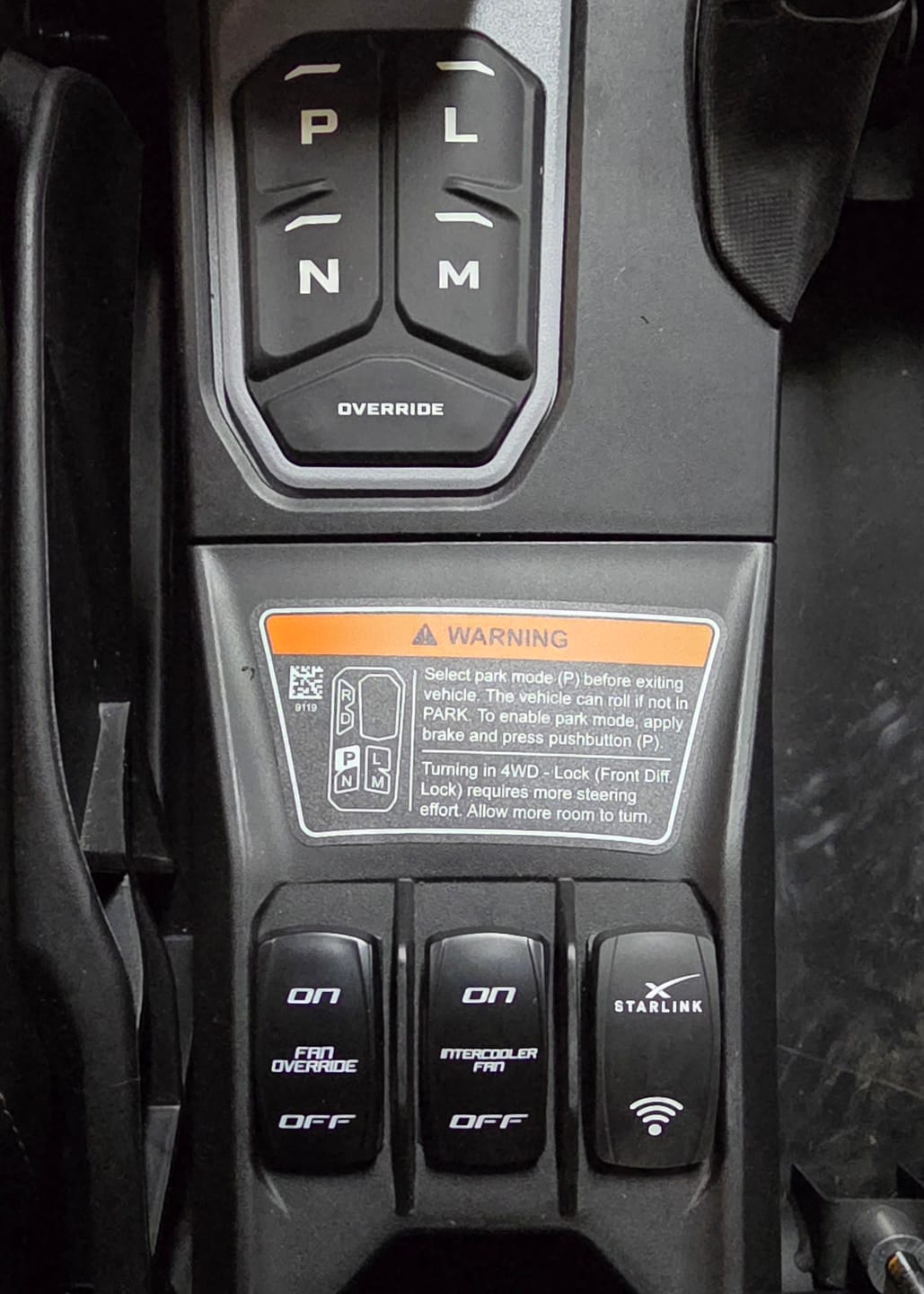 Customer photo review of RPM Can-Am Maverick R Radiator & Intercooler Fan Override Kits