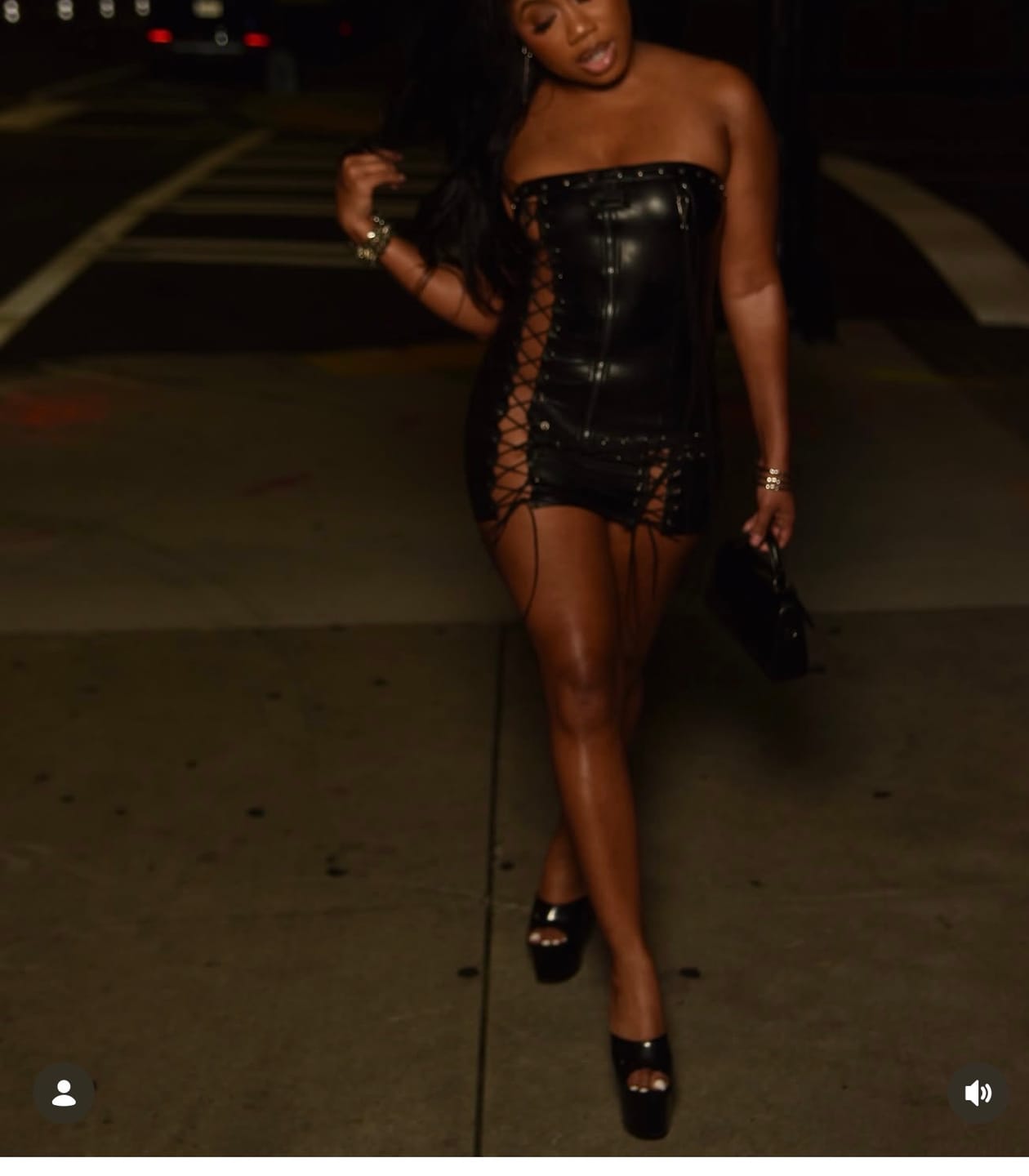 Customer photo review of Vice Dress (Black)