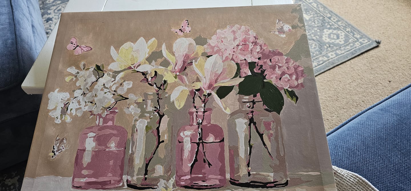 Customer photo review of Fragile | Paint by Number