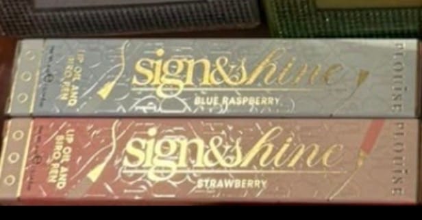 Customer photo review of Back to Business Sign And Shine Lip Oil Pen - PRE-ORDER