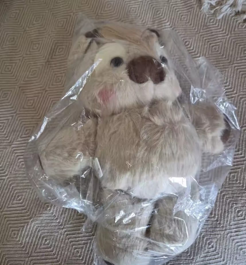 Customer photo review of Salla-Gör Hareketli Peluş - Beyaz İnek