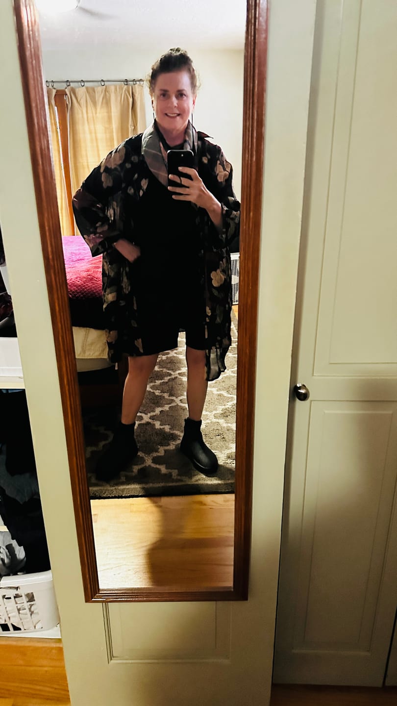 Customer photo review of Plus Size Women Vintage Flower Print Ramie Spring Shirt