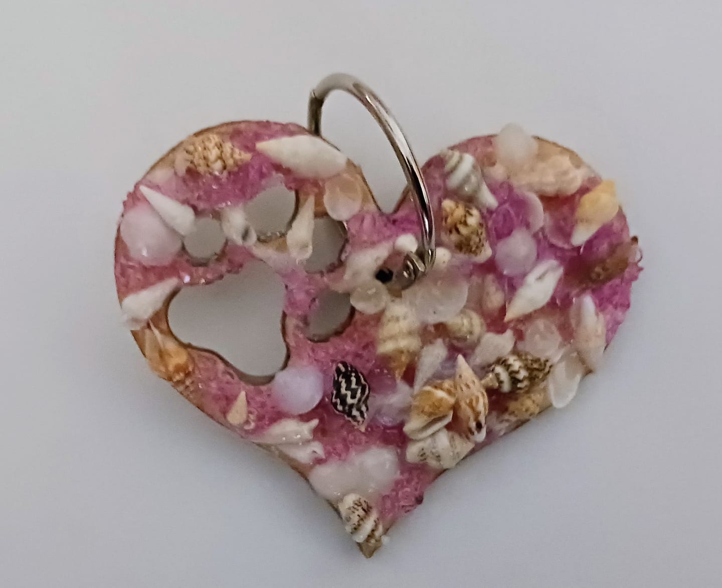 Customer photo review of Unfinished Wood Pawprint Heart Shape | Valentine's Day | Pet | DIY Craft Cutout | Up to 46"