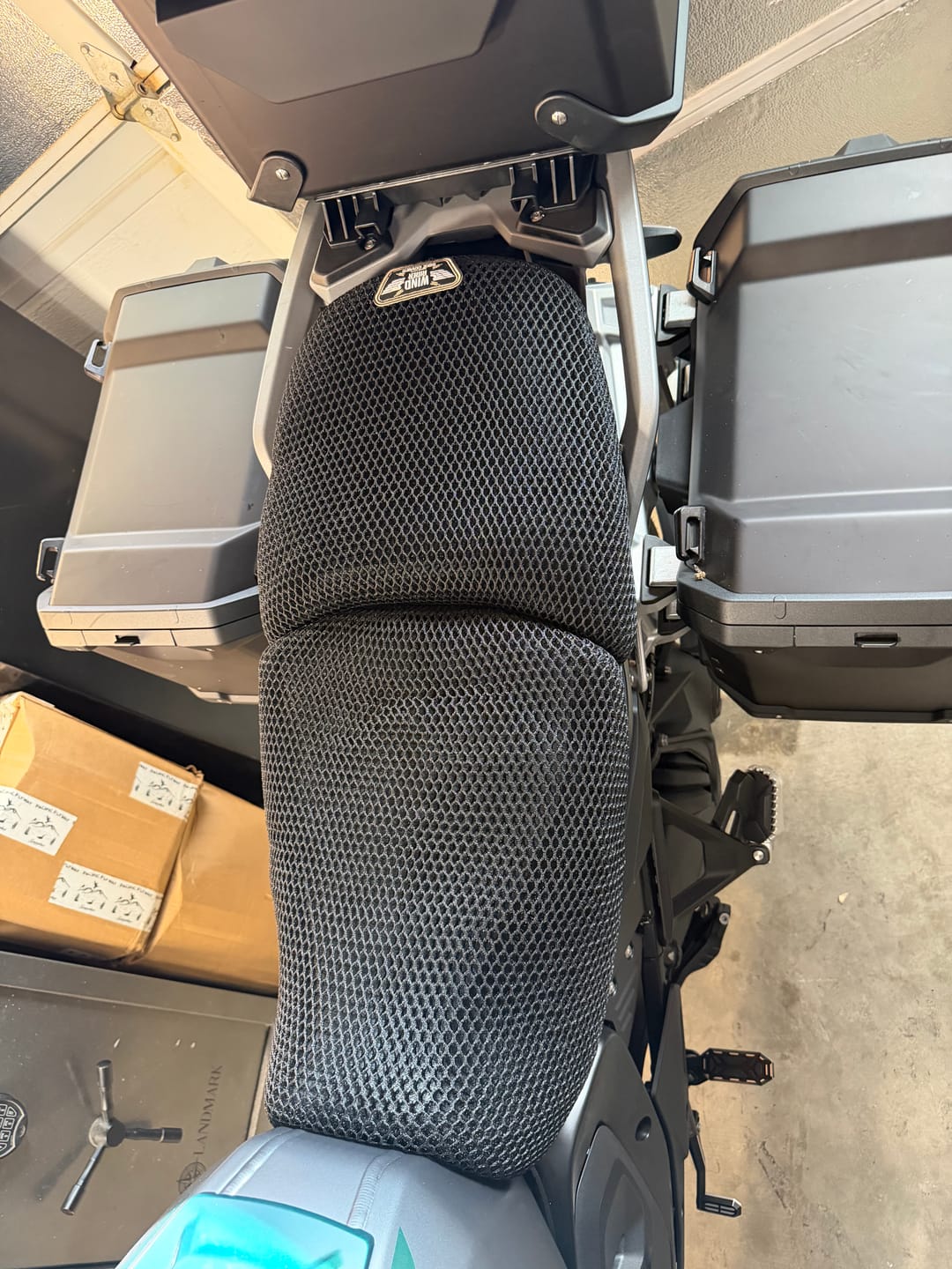 Customer photo review of Wind Rider Seat Cover