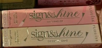 Customer photo review of Back to Business Sign And Shine Lip Oil Pen - PRE-ORDER
