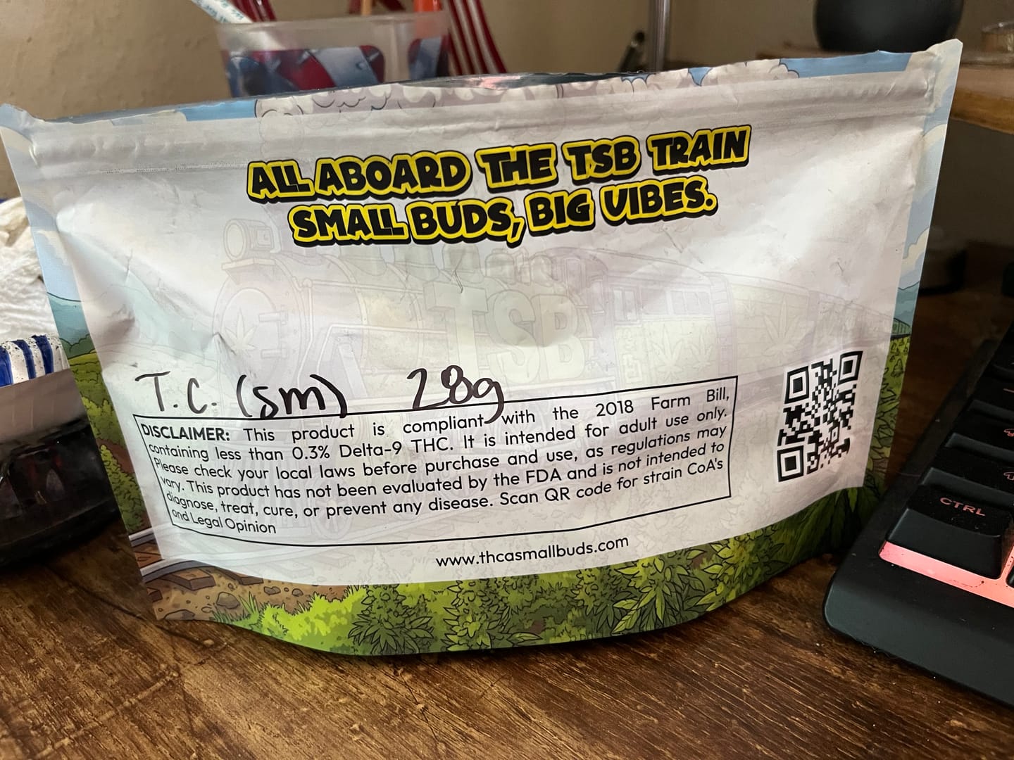 Customer photo review of Tropicana Cherry THCA Smalls