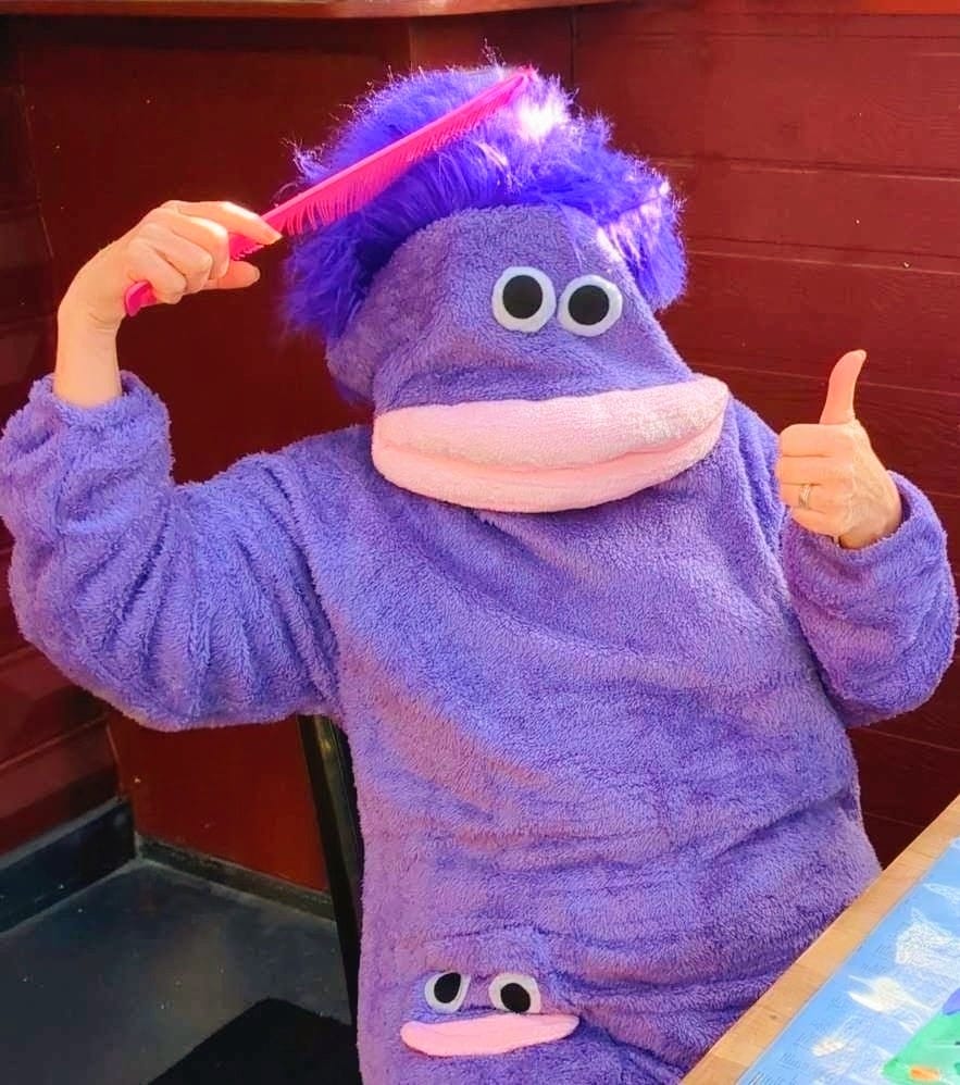 Customer photo review of Snuggo™ Monster Onesie