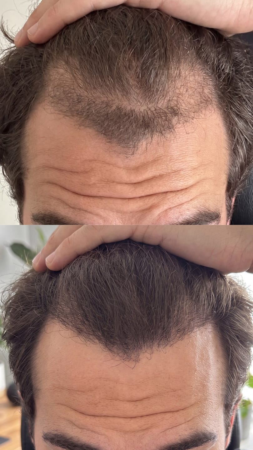 Customer photo review of Microfollic™ Hair Infusion System