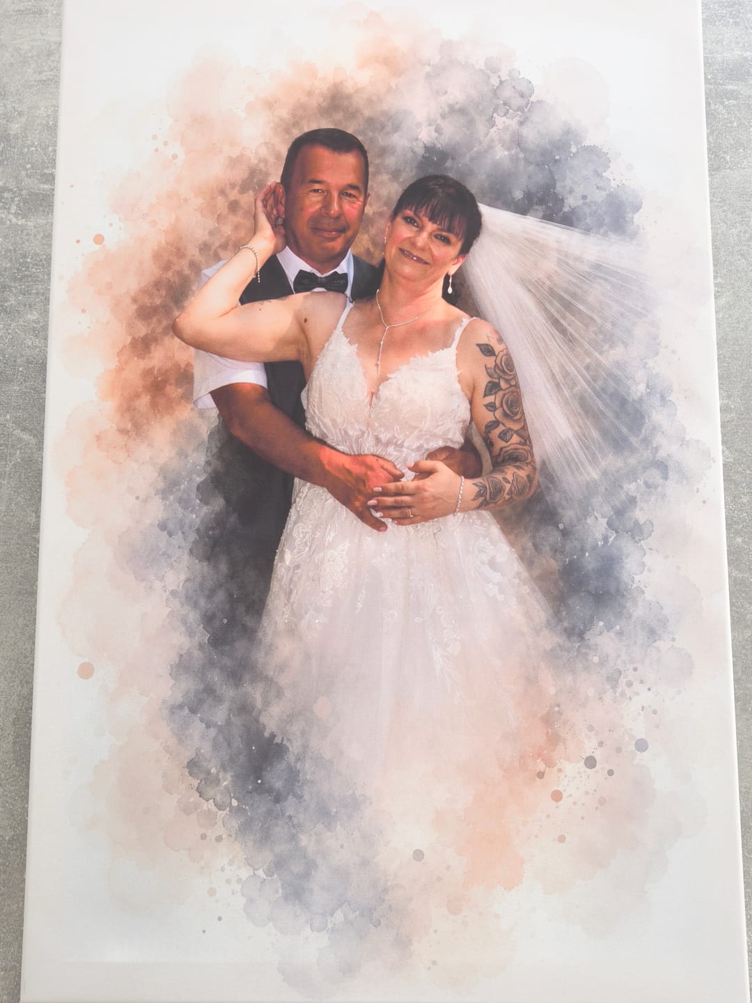 Customer photo review of Euer Foto als Kunstwerk – mit Live-Vorschau, als Poster oder Leinwand