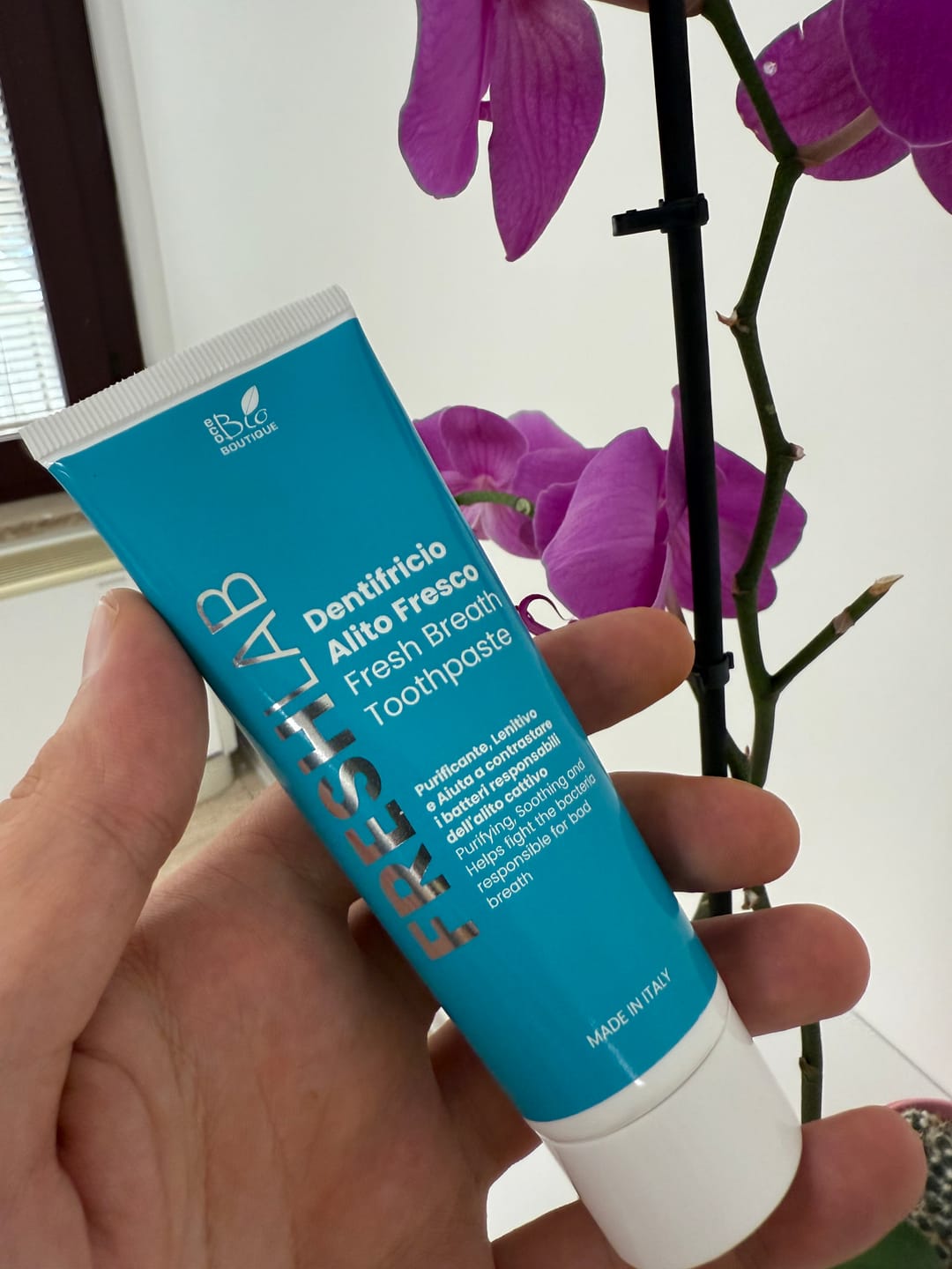 Customer photo review of Dentifricio Alito Fresco - Fresh Lab