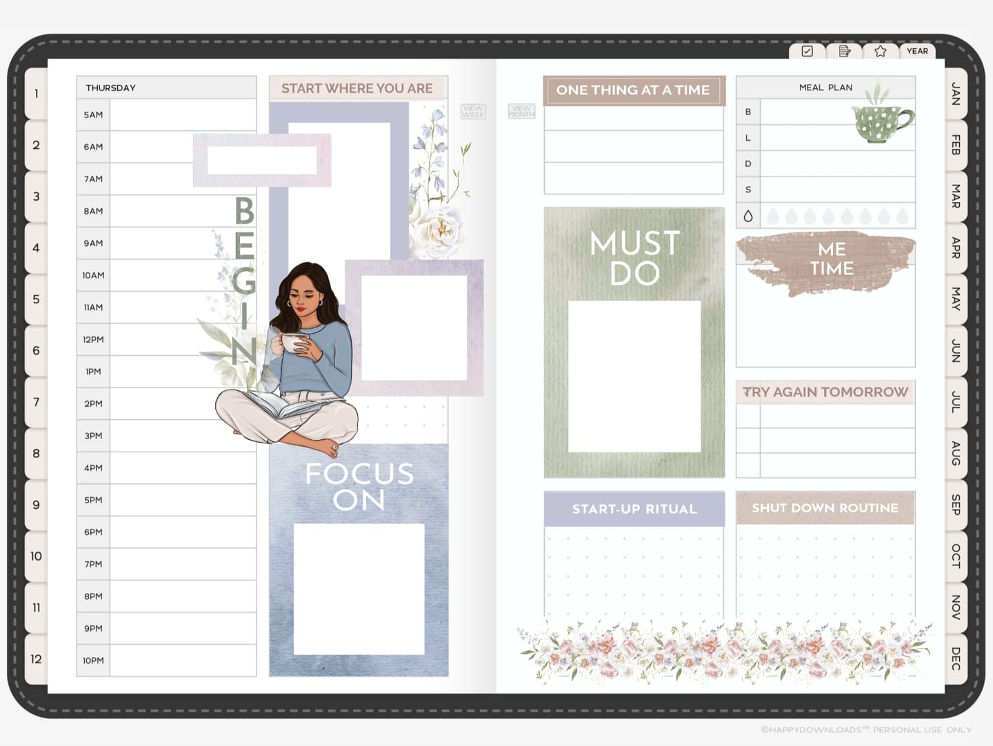 Customer photo review of Gentle Focus Sticker Book [DOWNLOAD]