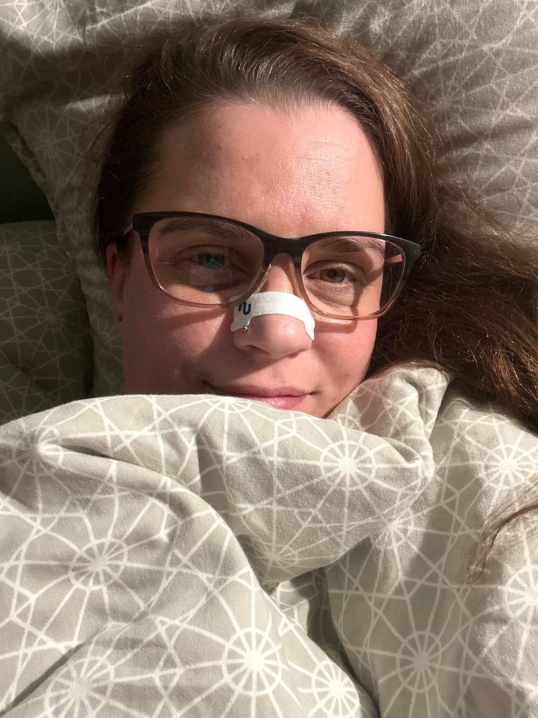 Customer photo review of Nuku Sleep Nasal Strips
