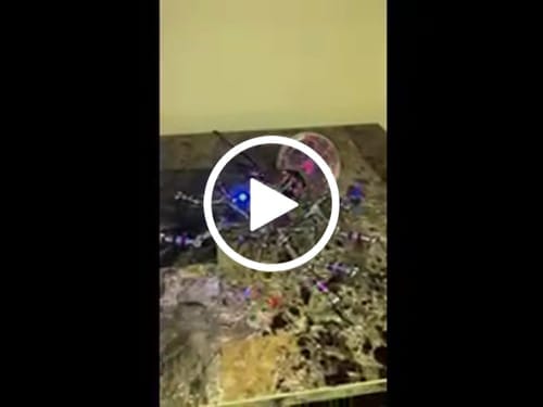 Customer photo review of Plasma Spider Model Kit – Cyberpunk 3D Metal Puzzle