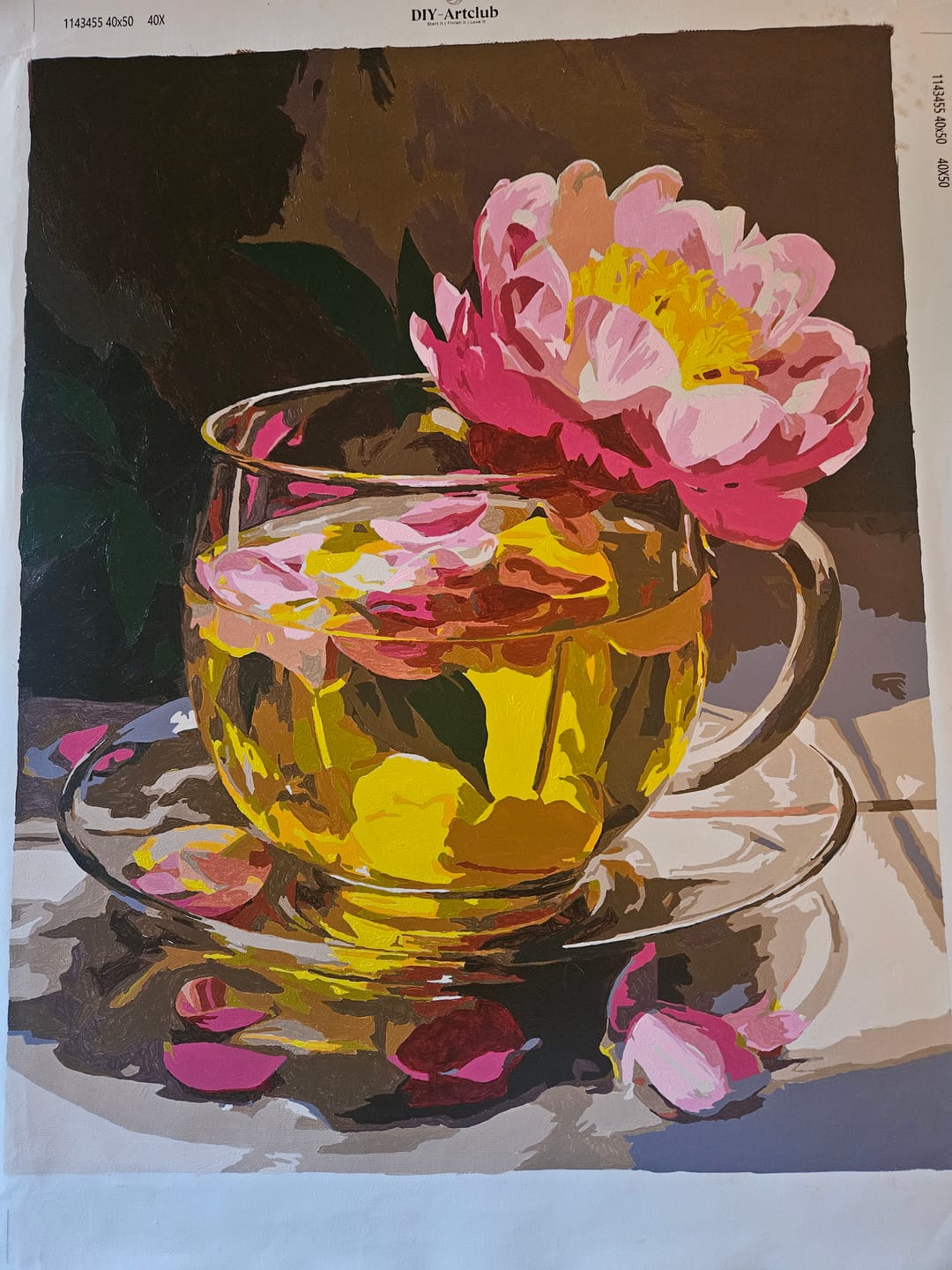 Customer photo review of Herbal Tea | Paint by Number