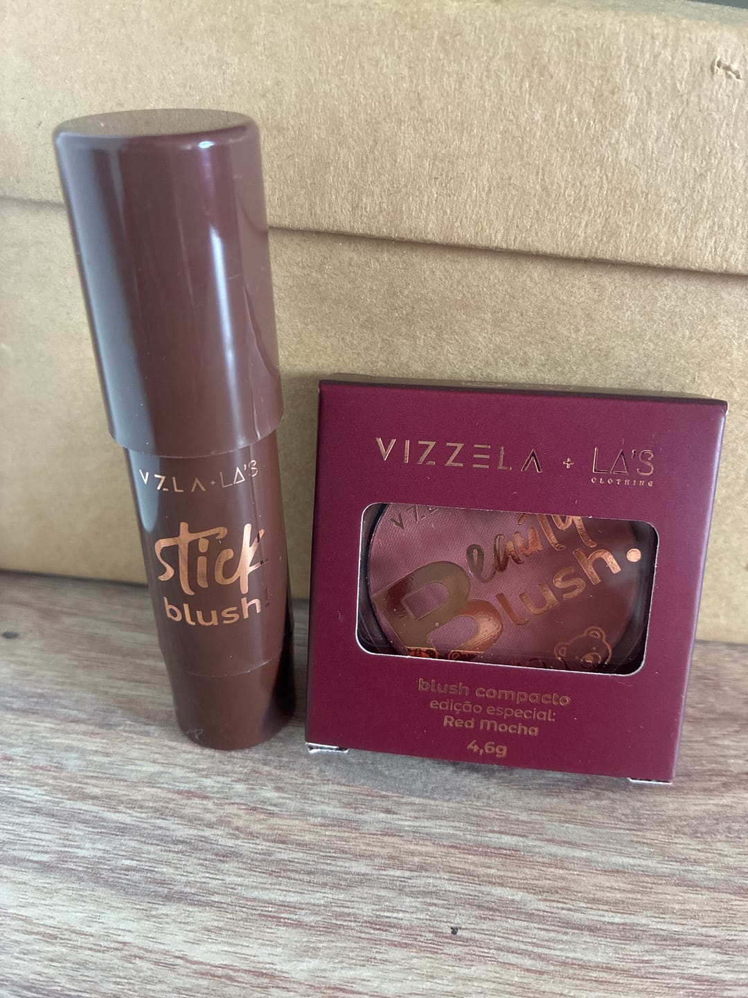 Customer photo review of Kit Blushes Red Mocha Vizzela + La's