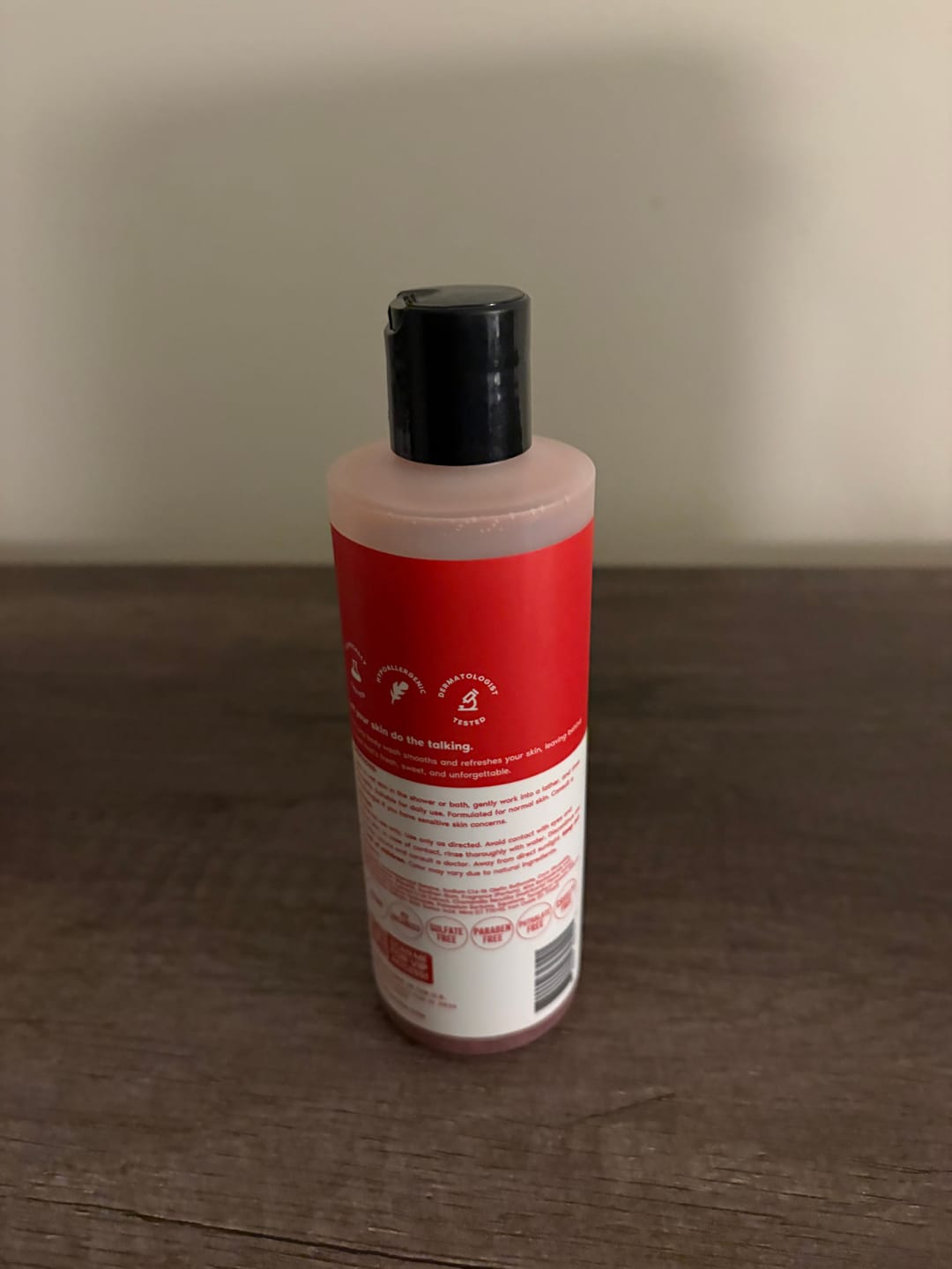 Customer photo review of Yummy Organic Body Wash - Hydrating & Juicy Daily Use