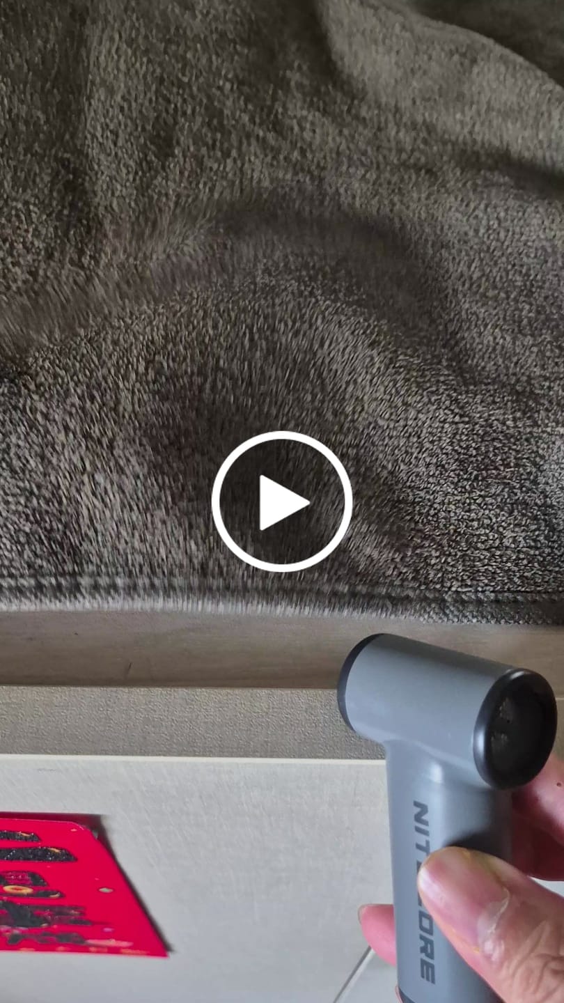 Customer video review of NEF Nano - Palm-Sized High-Speed Handheld Fan
