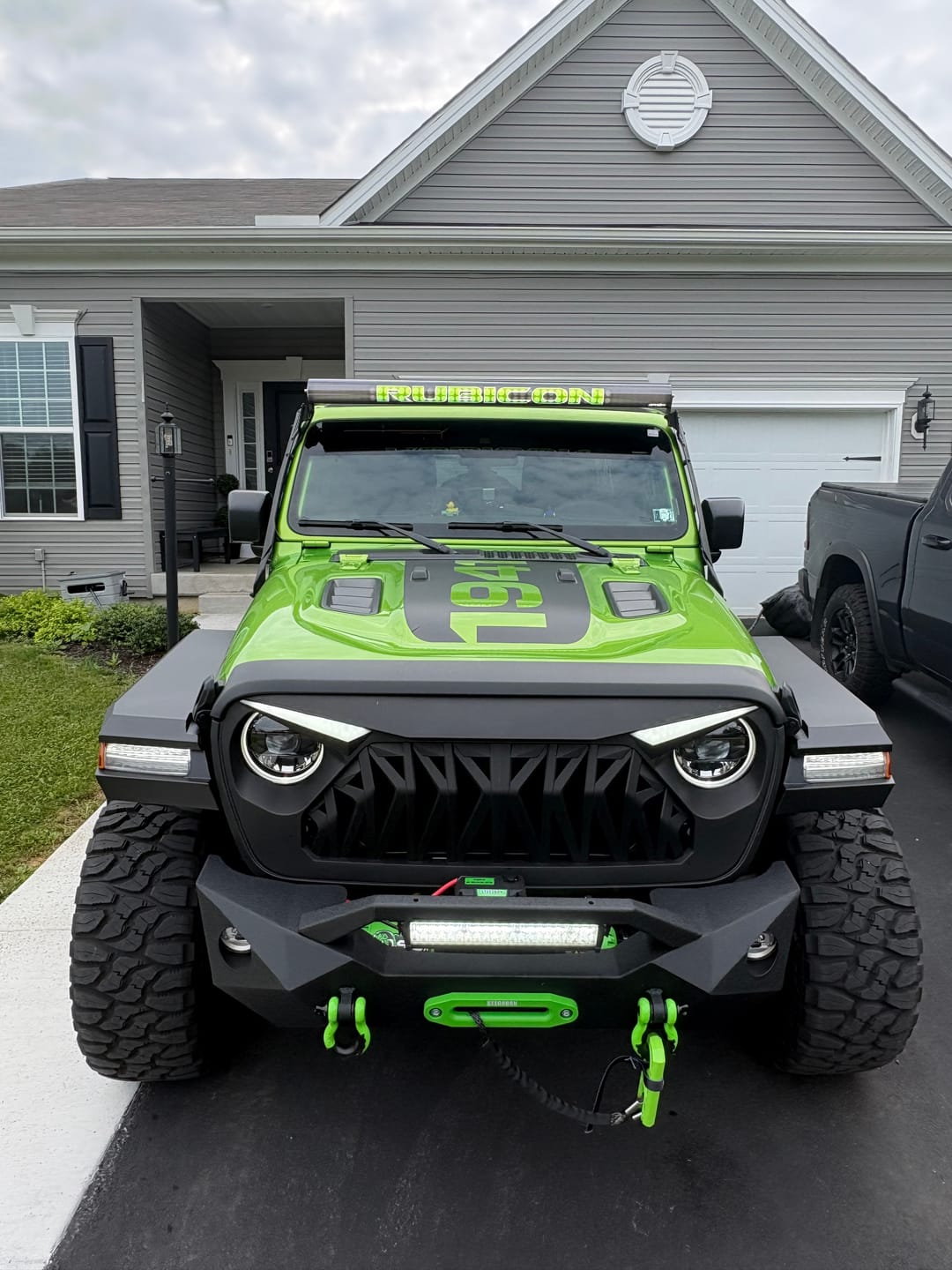 Customer photo review of Light Bar Cover | Dual Row 52"