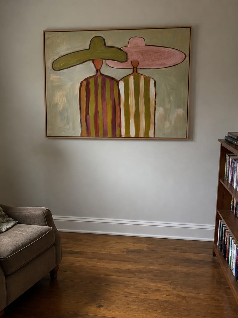 Customer photo review of Vintage Americana Art｜Parallel Silence