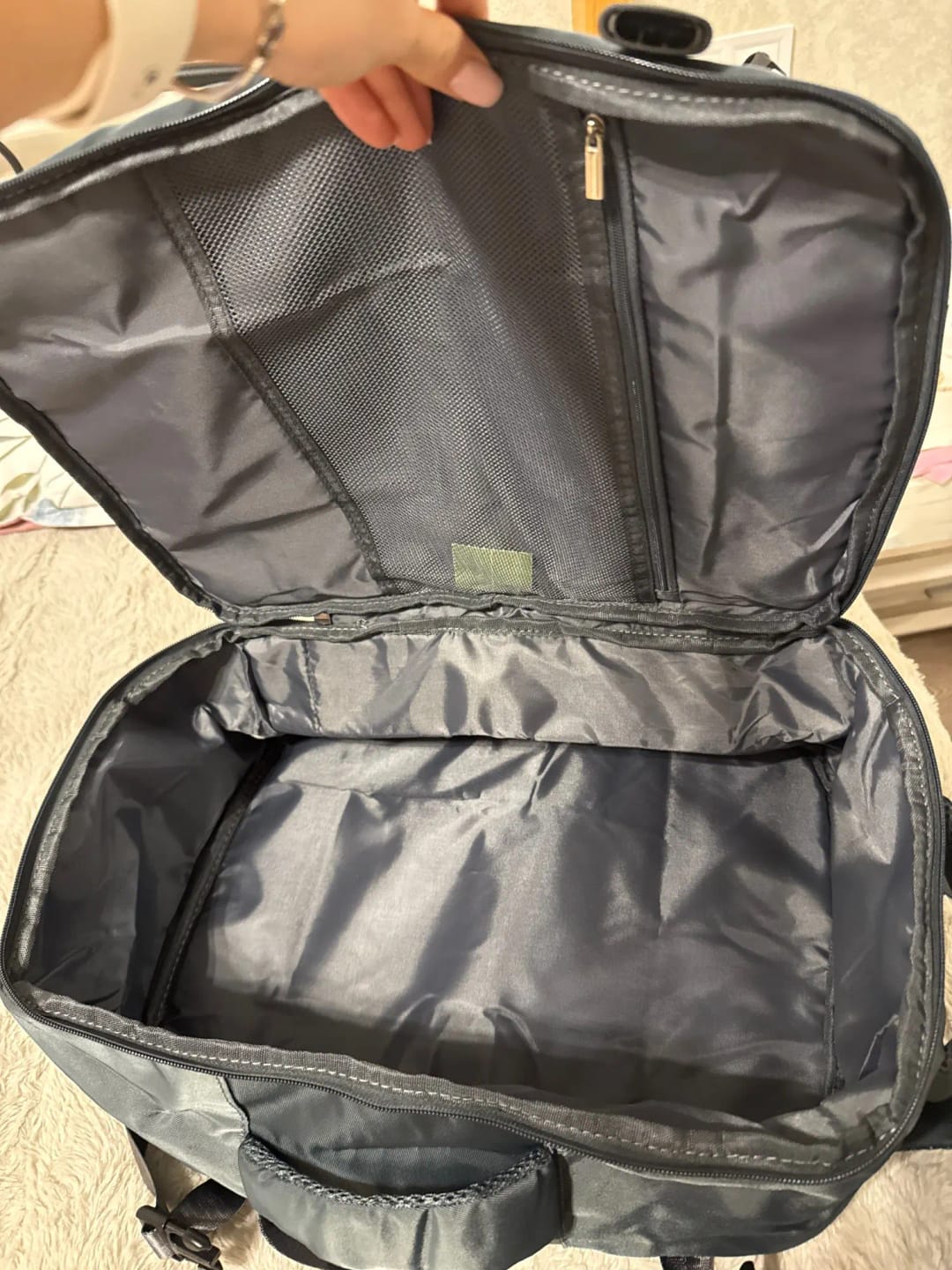 Customer photo review of Mochila Cabine Underseat 40x30x20 cm