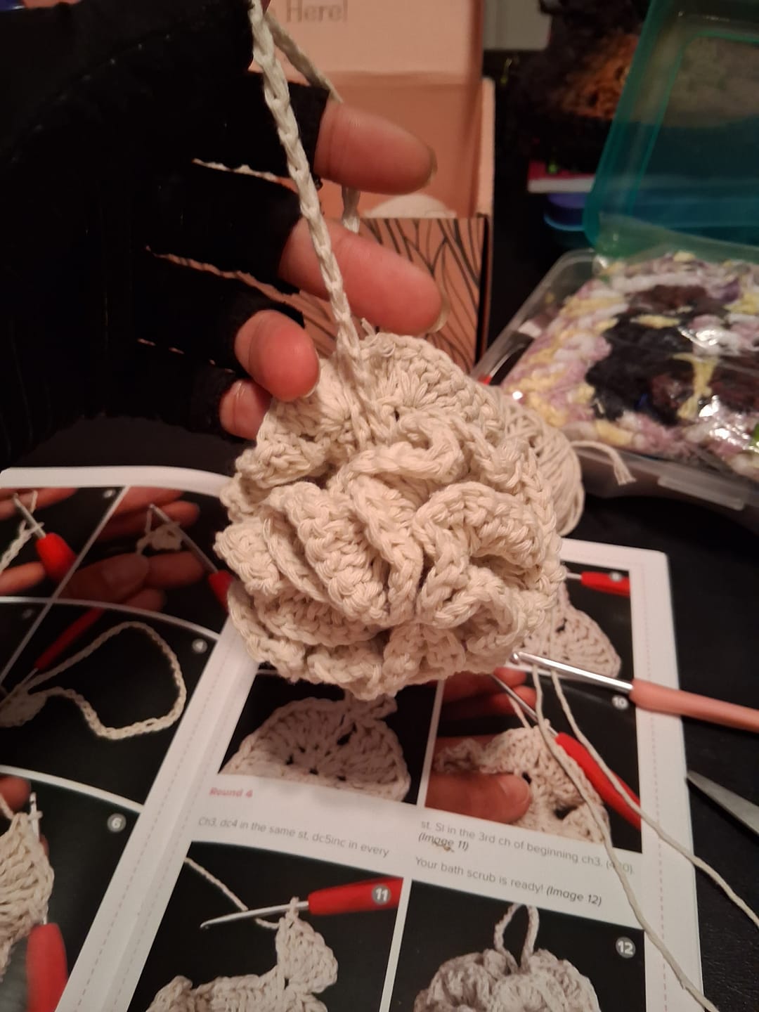 Customer photo review of Hooks & Needles Subscription Box