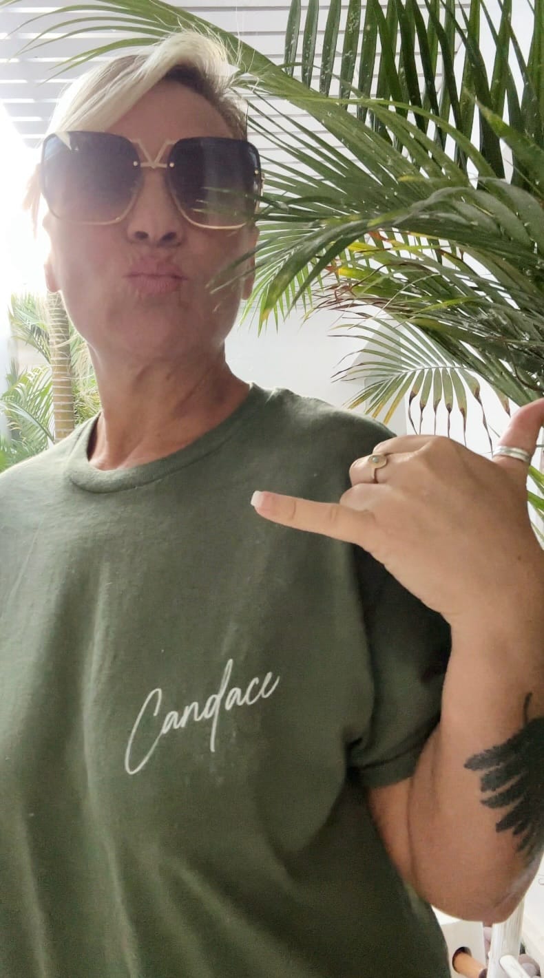 Customer photo review of Candace Intel T-Shirt