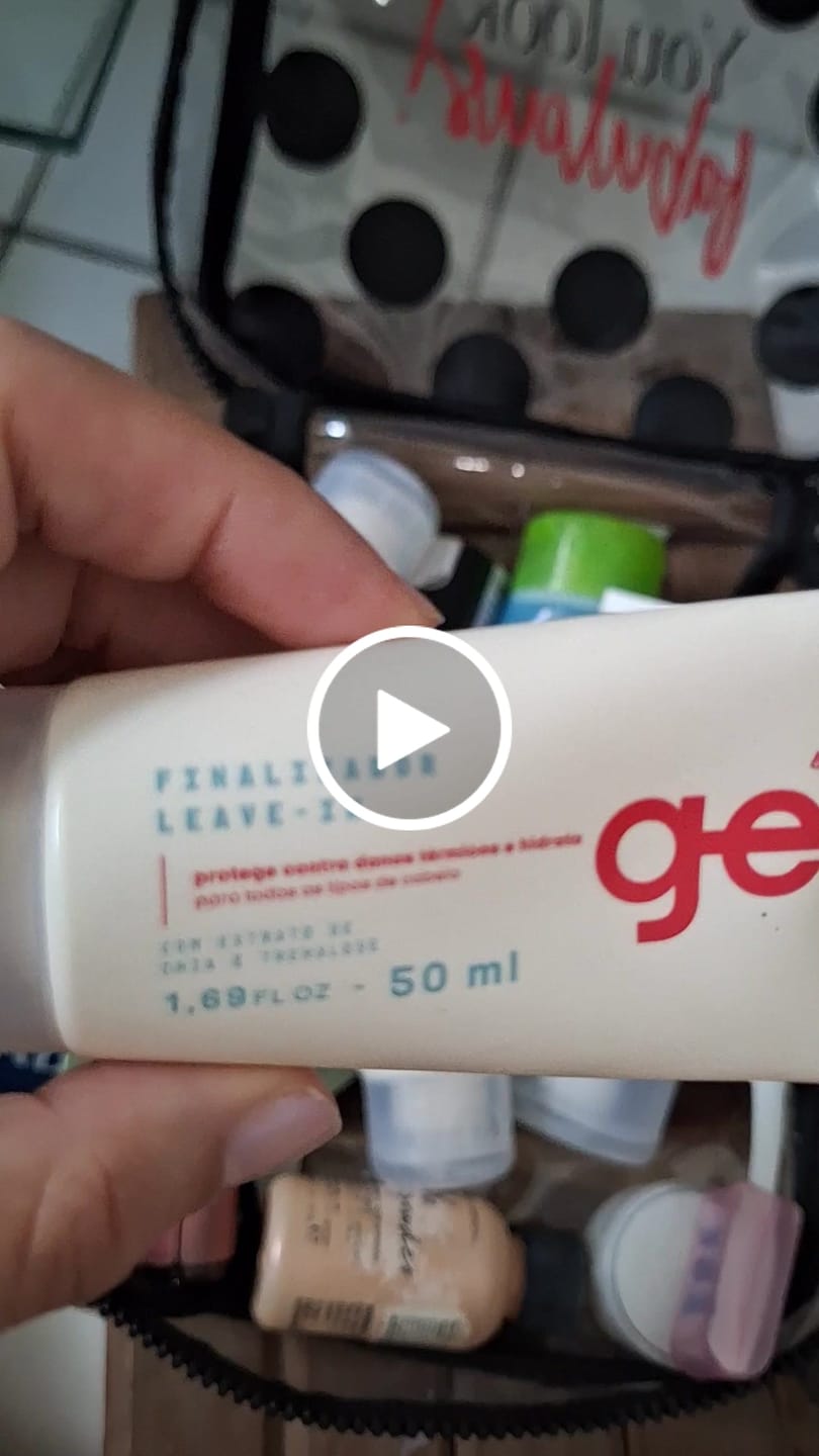 Customer video review of leave-in com proteção térmica | travel size