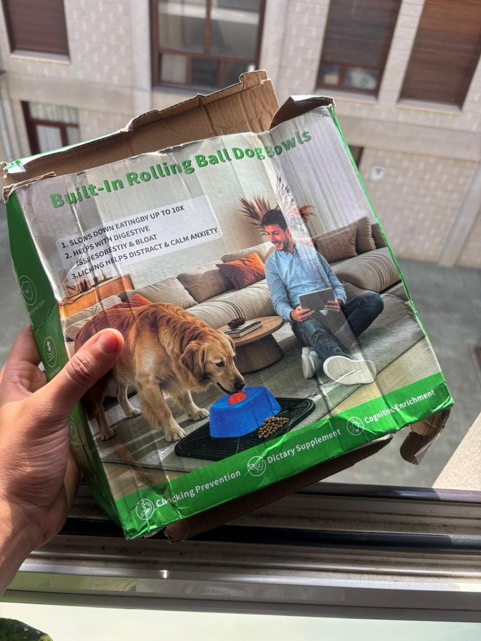 Customer photo review of Giocattolo rilassante per cani