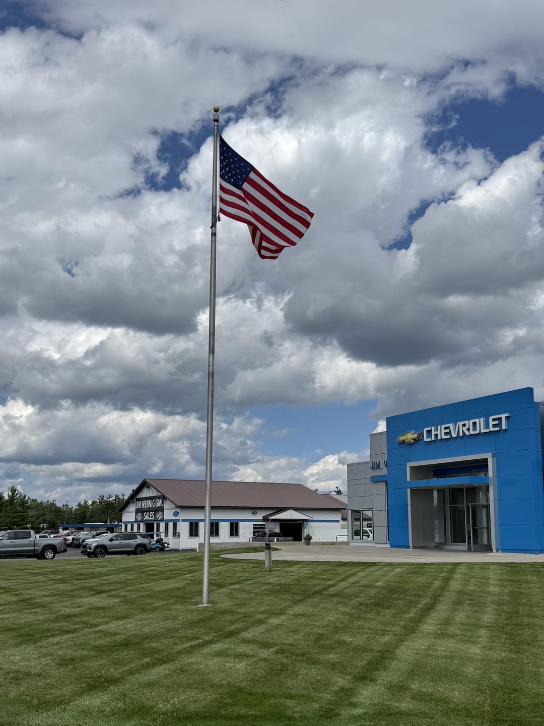 Customer photo review of 6' x 10' American Flag