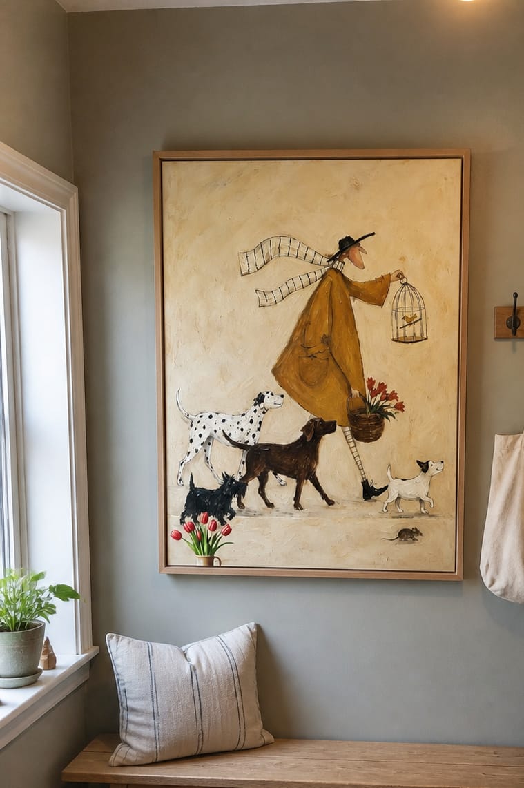 Customer photo review of Modern Folk Art｜Birdsong Walking Parade
