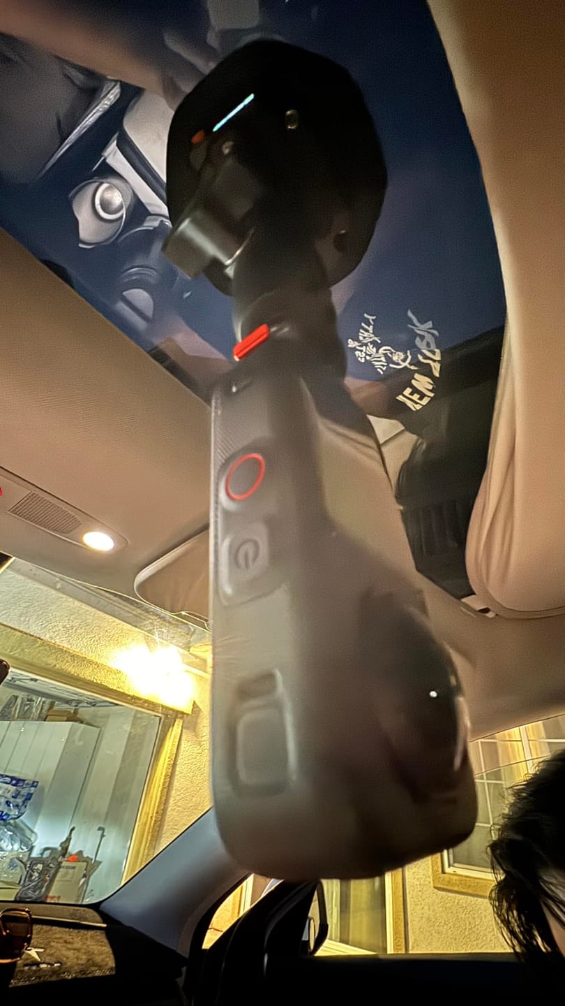 Customer photo review of 4.5" Electric Suction Cup Camera Mount