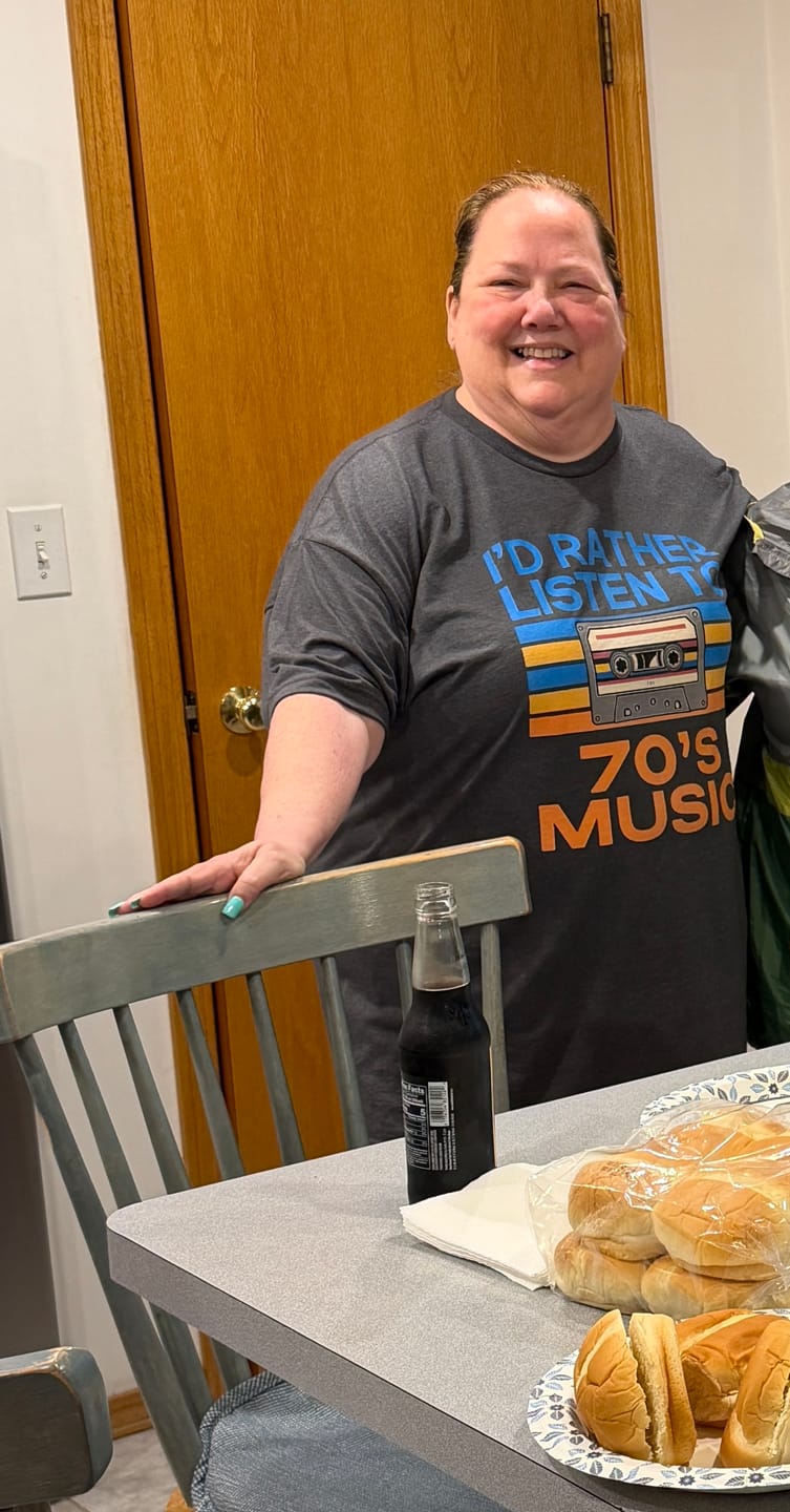 Customer photo review of I'd Rather Listen To 70's Music T-Shirt