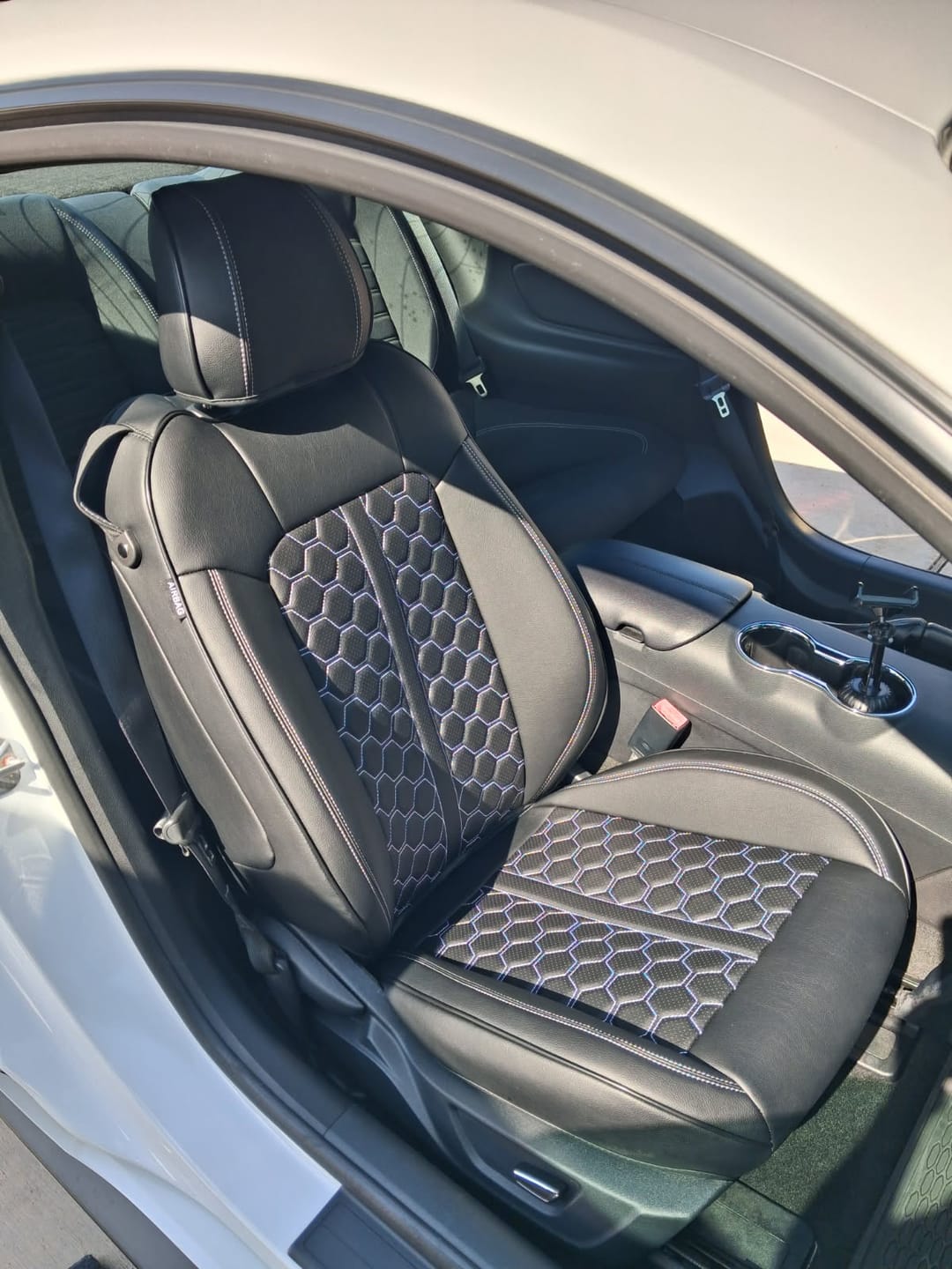 Customer photo review of 2015-23 Ford Mustang S550 Coupe Leather Seat Covers
