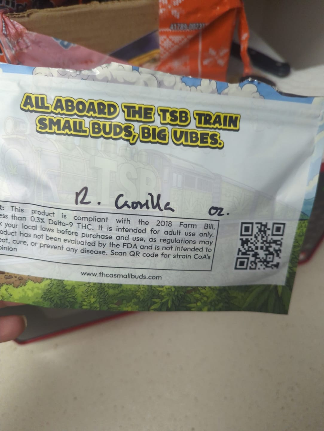 Customer photo review of Royal Gorilla THCA Flower