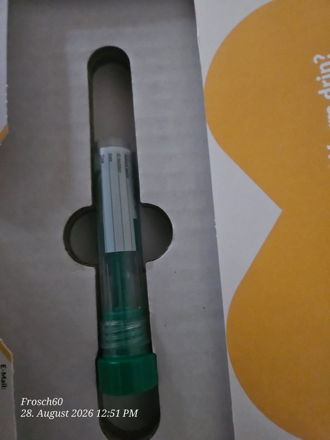 Customer photo review of Wurmtest Pro Hund Sparpaket