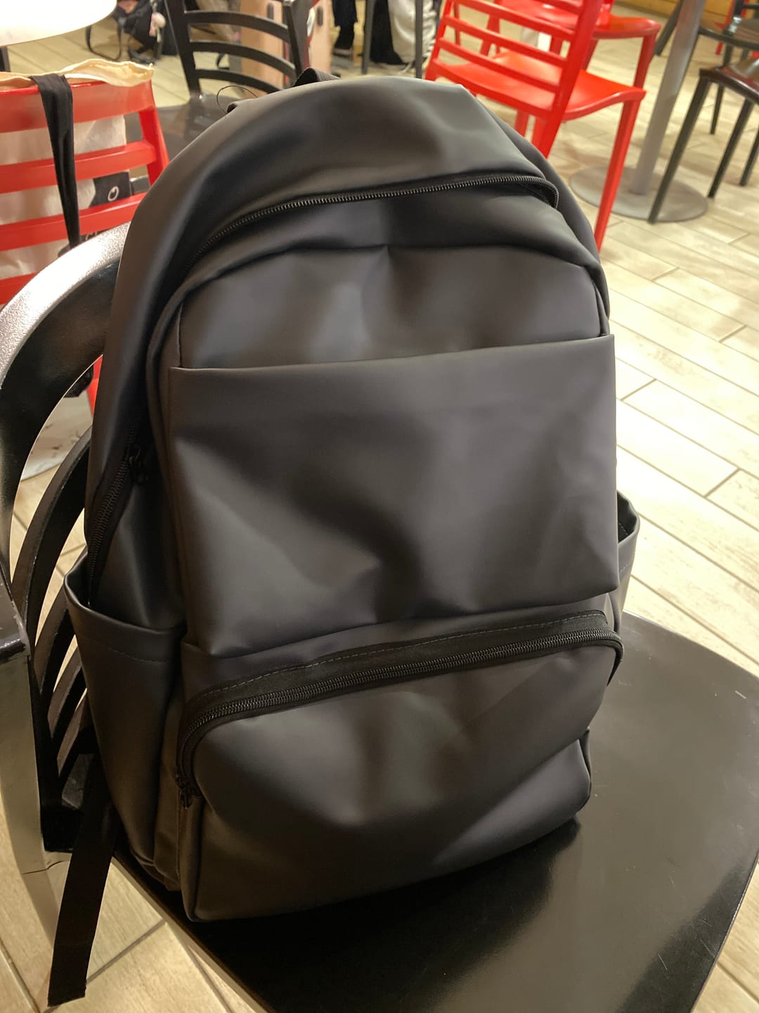 Customer photo review of Mochila de Hombro Multifuncional Unisex Bolso Impermeable Color Negro